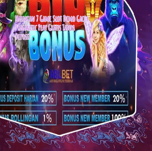 Bandar slot bonus deposit 100