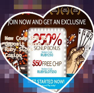 Ruby slots bonus codes june